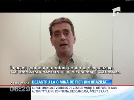 Brazilia:15 morţi şi 45 de dispăruţ după ruperea unui baraj minier
