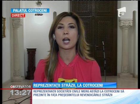 Reprezentanţii societăţii civile merg la Cotroceni