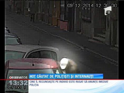 Un filmuleț, în care un bărbat dă o spargere în plin centrul orașului Arad, circulă pe internet