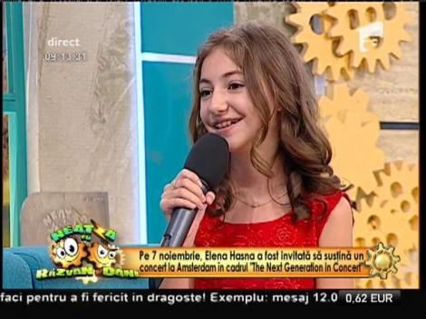 Elena Hasna va avea 20 de concerte în Franţa