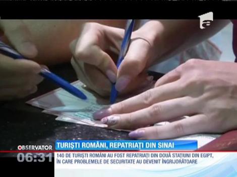 140 de turişti români au fost repatriaţi de urgenţă din peninsula egipteană Sinai