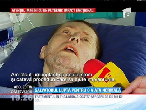 Darius, polişistul mutilat în exploziiţie de la clubul din Sighetul Marmaţiei, luptă ca să ducă o viaţă normală