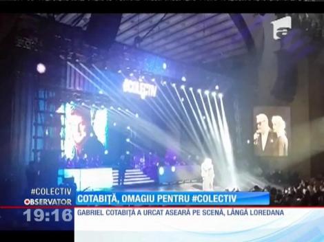 Gabriel Cotabiţă, omagiu pentru victimele incendiului din Colectiv