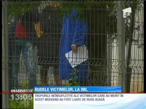 Rudele tinerilor care au murit în acest weekend, la IML
