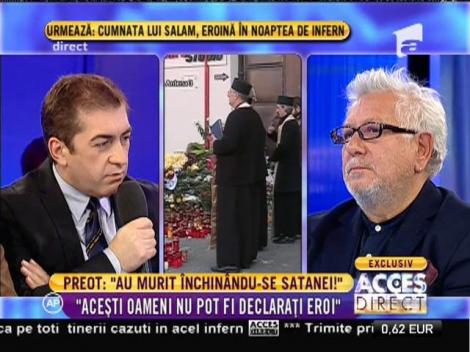 Preot din Vrancea: "Aceşti oameni nu pot fi declaraţi eroi"