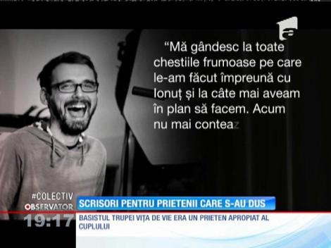 Scrisori pentru cei care au murit în clubul Colectiv