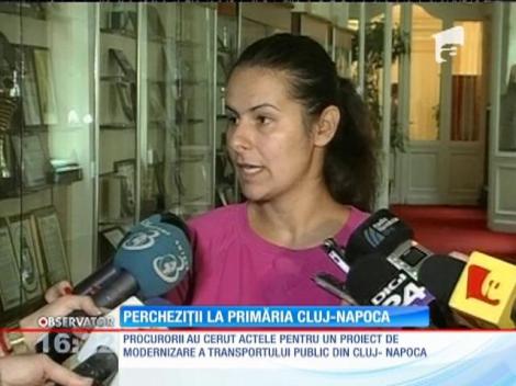 Percheziţii la primăria Cluj-Napoca