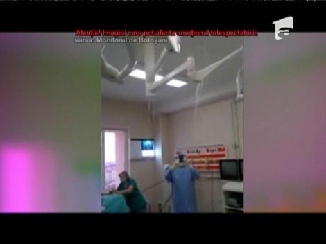 Botoțani: O sală de operaţii a fost inundată chiar în timpul unei intervenţii chirurgicale