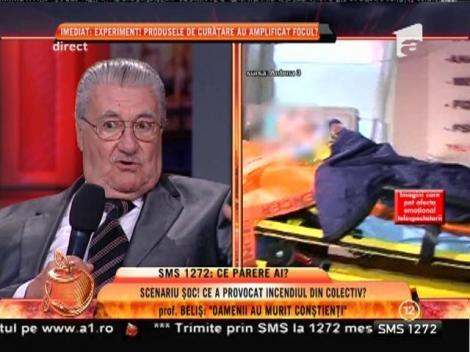 Prof. Beliş: "Inhalarea acidului cianhidric duce la moarte instantanee"