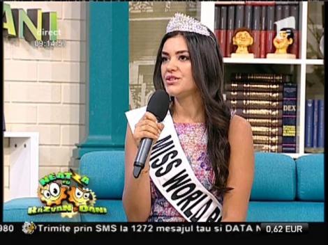 Cea mai frumoasă româncă! Natalia Oneţ va reprezenta România la Miss World 2015, concurs desfăşurat în China