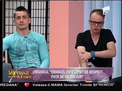 Virginica: ”Lipsa de punctualitate a lui Emanuel denotă lipsă de respect față de noi, ceilalți!”