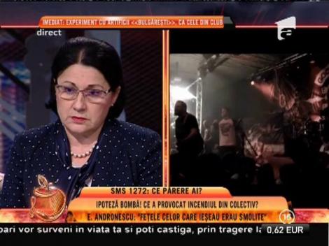 Giorgiana Iacobescu, femeia de servici din club Colectiv: "Tavanul nu a fost spălat"