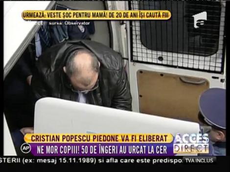 Cristian Popescu Piedone a fost eliberat