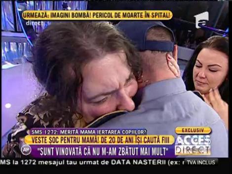Revedere emoţionantă între Marian Benjamin şi mama lui, Dorina!