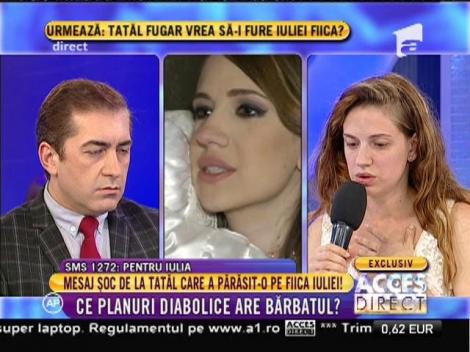 Iulia: "Tatăl fiicei mele îmi reproșează că nu a fost lângă mine la naștere"