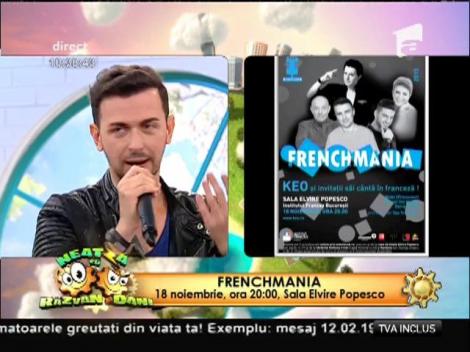 Keo, invitație la concertele Frenchmania