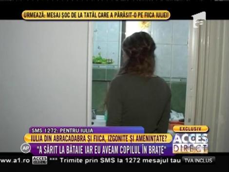 Iulia din Abracadabra, ameninţată că o să fie aruncată în stradă cu poliţia!