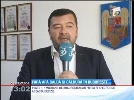 Bucureştenii ar putea rămâne fără apă caldă şi căldură