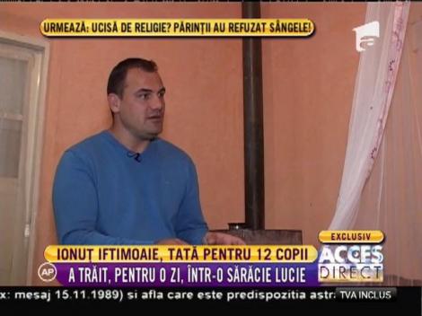 Ionuţ Iftimoaie, tată pentru 12 copii! A trăit, pentru o zi, într-o sărăcie lucie