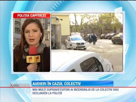 Ma mulţi supravieţuitori ai incendiului de la Colectiv dau declaraţii la poliţie