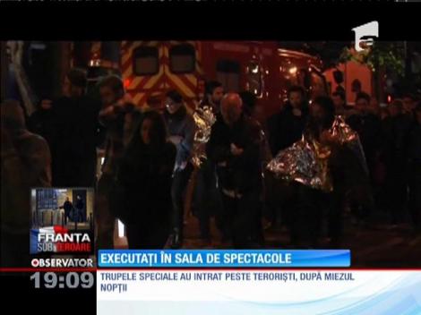 TEROARE LA PARIS | Teroriștii au executat aproape 100 de oameni care participau la un concert