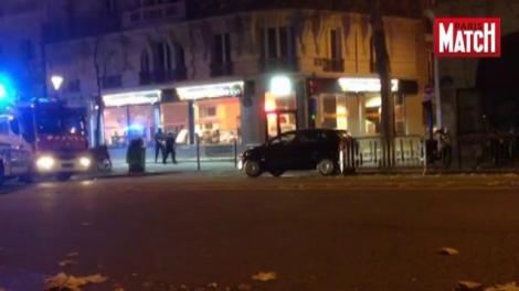 IMAGINI ȘOCANTE! Înregistrarea în care se vede primul schimb de focuri între teroriști și forțele de ordine!