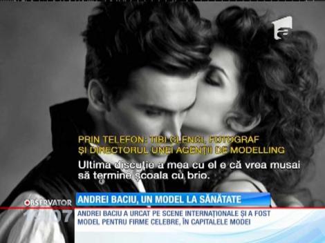 Andrei Baciu, fost model internaţional, propus ca ministru al Sănătăţii