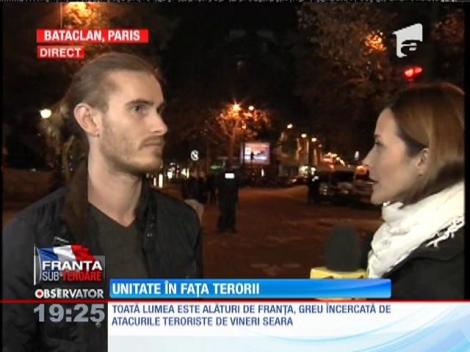 TEROARE LA PARIS | Românii din Franța, uniți în fața terorii