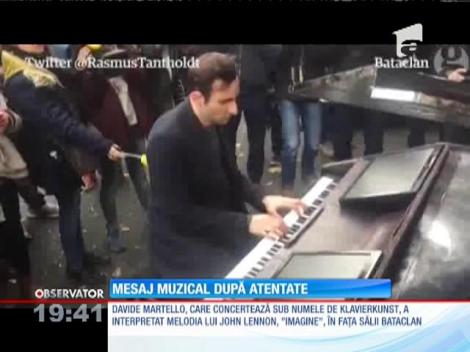 TEROARE LA PARIS | Mesaj muzical emoționant din faţa sălii de concerte Bataclan