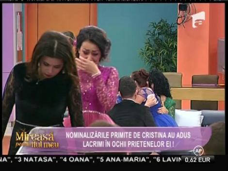 Liliana, cu ochii în lacrimi după ce Cristina a fost propusă spre eliminare