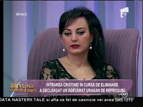 Intrarea Cristinei în cursa spre eliminare a stârnit un val de discuţii! Ce s-a întâmplat între concurenţi