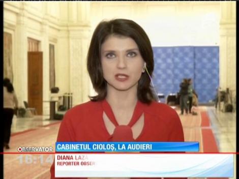 Miniștrii propuși de Dacian Cioloș, audiați în comisii