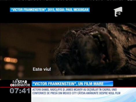 Filmul "Victor Frankenstein", două săptămâni până la lansare