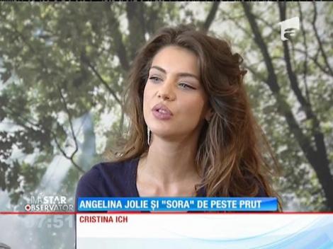 Cristina Micu, sosia Angelinei Jolie, care vine din Moldova