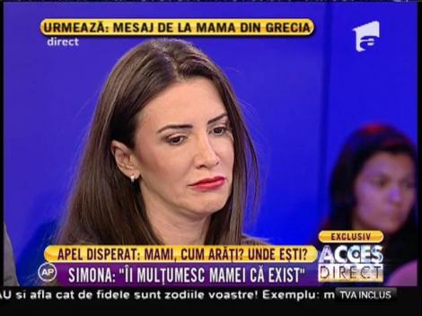 Simona:" La 2 ani am fost muşcată de şobolani"