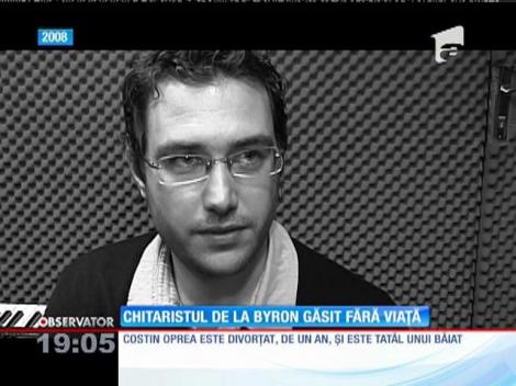 Un tânăr chitarist a murit în condiţii misterioase, la Londra! Costin Oprea cântase în trupa Byron, era divorţat şi avea un băieţel