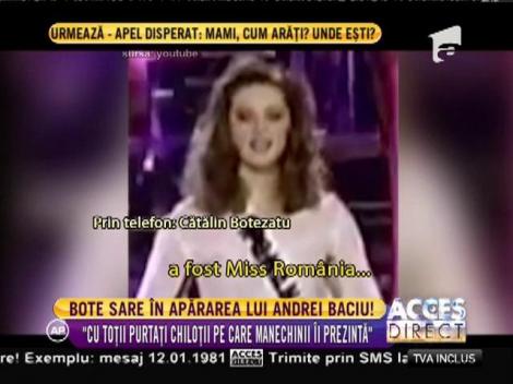 Cătălin Botezatu a sărit în apărarea fostului manechin, Andrei Baciu