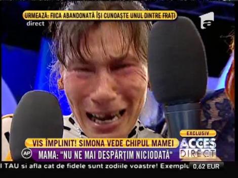 Vis împlinit! Simona vede chipul mamei