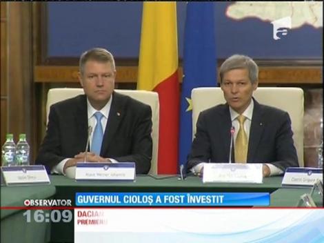Guvernul Cioloş a depus jurământul la Palatul Cotroceni