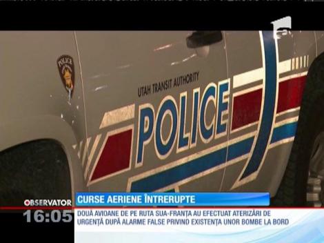 Două avioane Air France au fost deviate şi au aterizat de urgenţă în SUA, după ameninţări anonime cu bombă