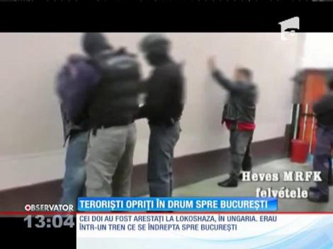 Doi terorişti au fost opriţi în drum spre Bucureşti