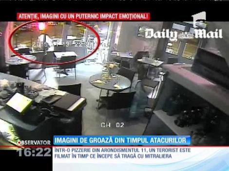 Primele imagini din timpul atacurilor teroriste de la Paris