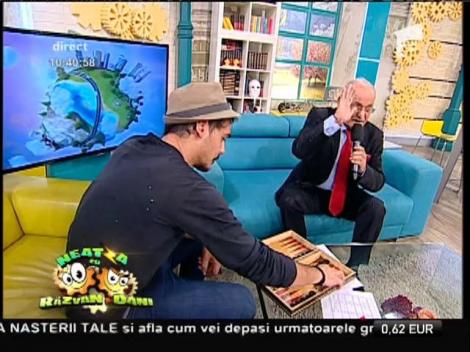 Răzvan Simion și Nelu Ploieşteanu au jucat table la Neatza!