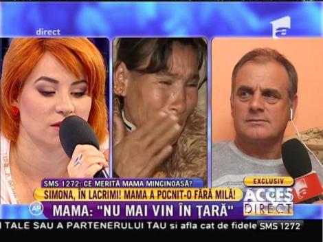 Ultimul mesaj al mamei Simonei: "În România nu mai avem ce căuta"