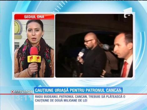 Radu Budeanu, patronul Cancan, trebuie să plătească o cauţiune uriaşă