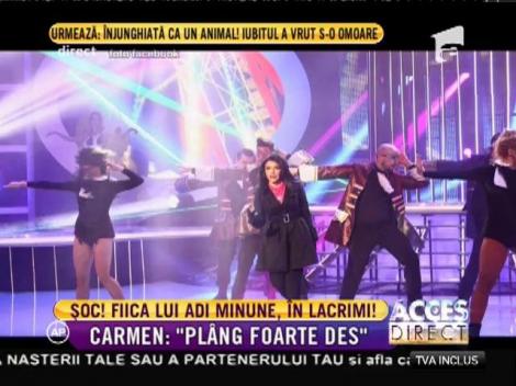 Carmen Minune a recunoscut! Plânge foarte des şi nu se ruşinează de acest lucru