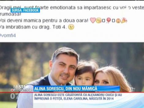 Alina Sorescu urmează să devină din nou mămică