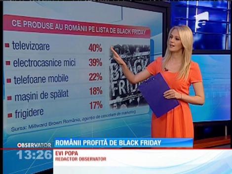 Românii profită de Black Friday