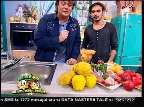 Uşor de gătit şi delicios! Muşchiuleţ fructat, un preparat de toamnă, cu gutui şi mere