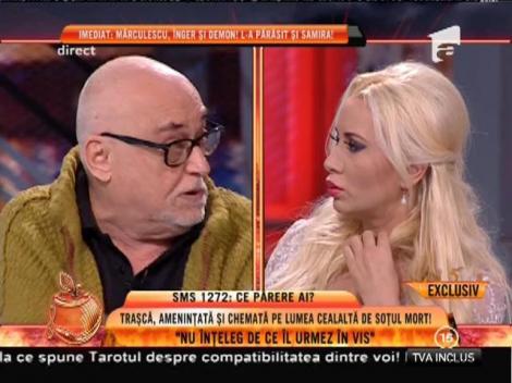 Simona Trașcă, amenințată și chemată pe lumea cealaltă de soțul mort!